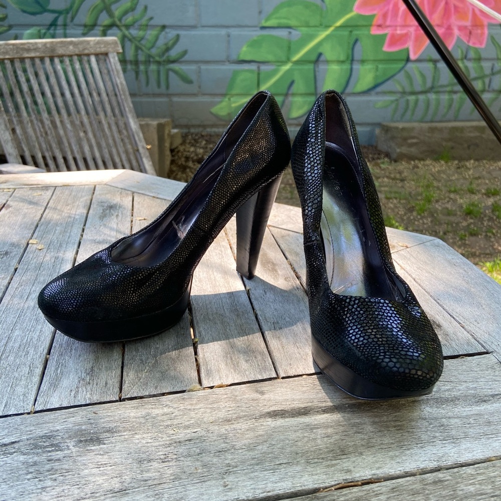 Calvin Klein Black Heels